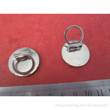 Factory Supply Round Metal Brooch Pin Base